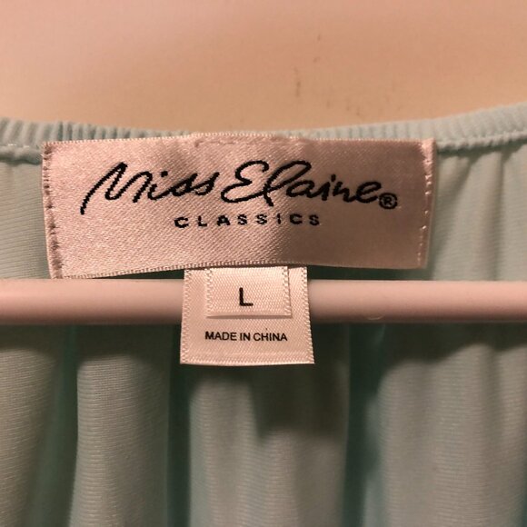 Elegant Miss Elaine Nightgown | NWT | Size: L  | Color: Seafoam - Picture 4 of 5